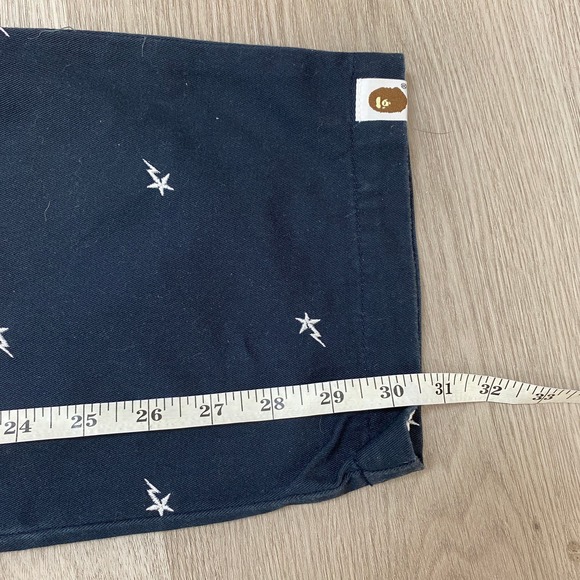 Rare A Bathing Ape BAPE STA Logo Chino Pants Men's 33x30 - Picture 6 of 9
